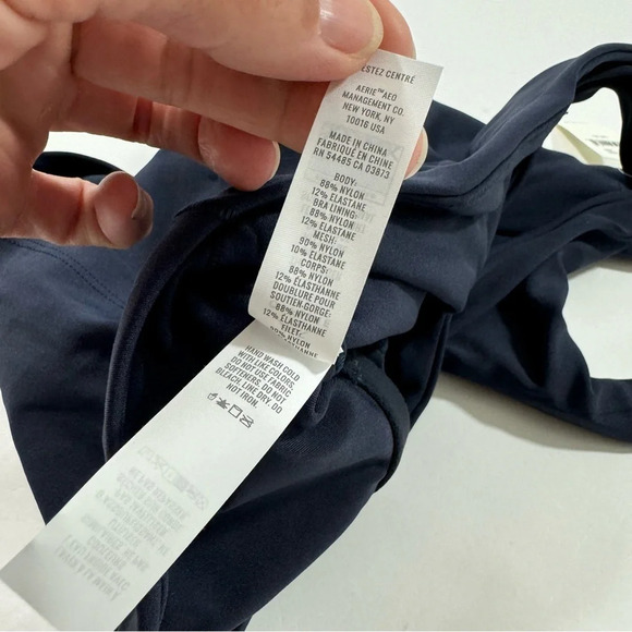 New Aerie Offline Real Me Recharge Bra Navy Blue - Picture 7 of 7